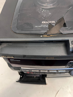 π΅ Aiwa NSX-V700 Dual CD & Cassette Stereo System - Well Loved - 2ndhandwarehouse.com