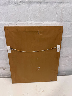 Framed Vintage Theatre Poster Print in Distressed Cream Frame - 2ndhandwarehouse.com