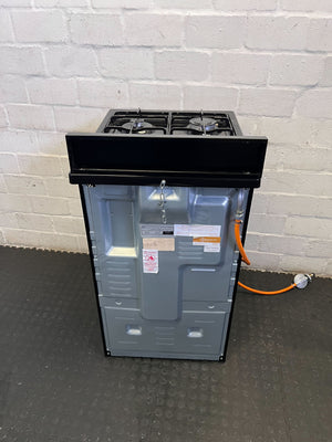 Defy Black 4-Burner Gas Stove with Oven - Freestanding Cooker