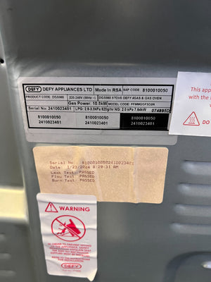 Defy Black 4-Burner Gas Stove with Oven - Freestanding Cooker