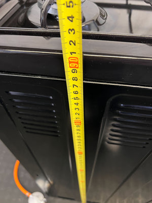 Defy Black 4-Burner Gas Stove with Oven - Freestanding Cooker