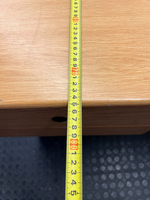 Versatile Light Wood Desk with 2 Storage Drawers - 2ndhandwarehouse.com