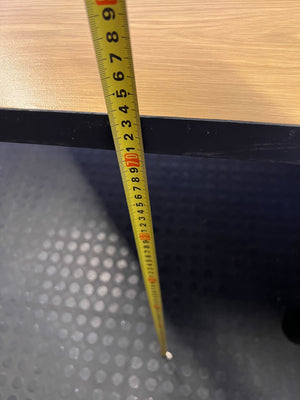 Versatile L-Shaped Corner Desk - Light Wood & Black