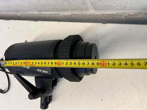 Professional Black LED Stage Light - DX-260 Model, Minor Cosmetic Wear