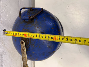 Vintage Blue Gas Cylinder β Functional with Character
