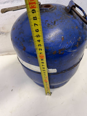 Vintage Blue Gas Cylinder β Functional with Character