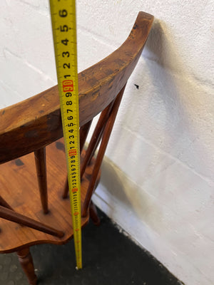 Charming Solid Wood Spindle Back Dining Chair - Minor Wear - PRICE DROP