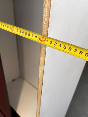 Versatile Cherry Wood Sliding Door Storage Cabinet