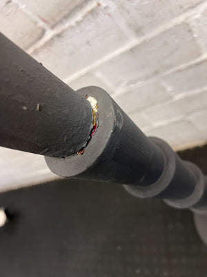 Modern Black Wire Floor Lamp with Unique Shaped Base