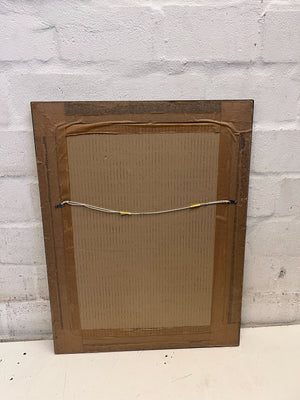 Framed Artistic Print of Figure in Casual Wear, Minor Scratches - 2ndhandwarehouse.com