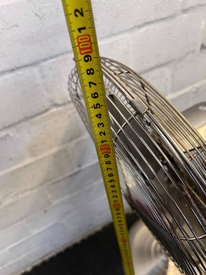 Stylish Silver Stand-Up Fan by Russell Hobbs - Minor Wear