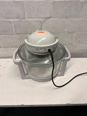 Versatile Glass Halogen Oven - White, Minor Scratches