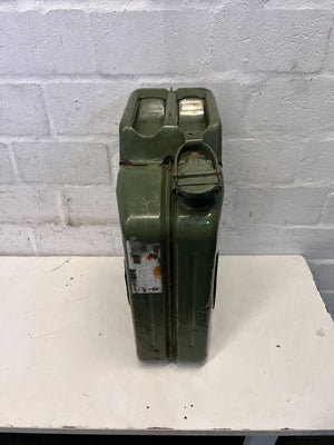 Vintage Green Military-Style Fuel Canister – Minor Scratches - 2ndhandwarehouse.com