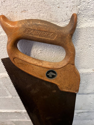 Vintage Handsaw with Wooden Handle β Well-Maintained Tool - 2ndhandwarehouse.com