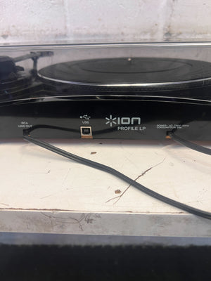 ๐ถ ION Profile LP Turntable - Black with Minor Scratches - 2ndhandwarehouse.com
