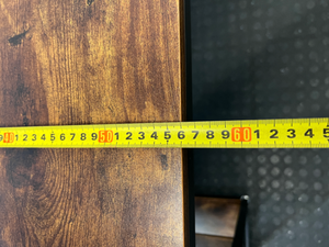 Industrial Wood and Metal Office Desk with Integrated Shelving - 2ndhandwarehouse.com