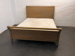 King Sleigh Bed Bed with Slumberland Mattress