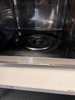 LG Blue Microwave Oven - It Makes a Noise When It Is On - REDUCED