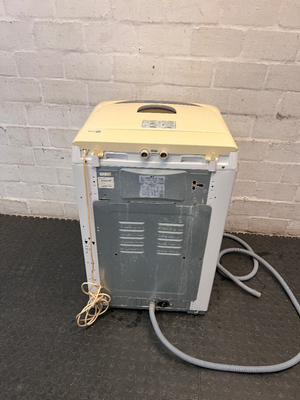 LG Top Loader Washing Machine in White — Good Working Order; Used Condition