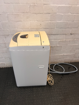 LG Top Loader Washing Machine in White — Good Working Order; Used Condition