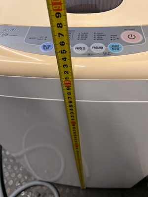 LG Top Loader Washing Machine in White — Good Working Order; Used Condition