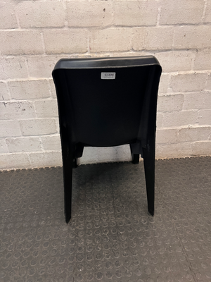 Makro Black Plastic Event Chair — Good Working Order