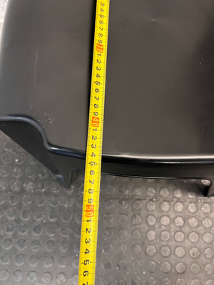 Makro Black Plastic Event Chair — Good Working Order