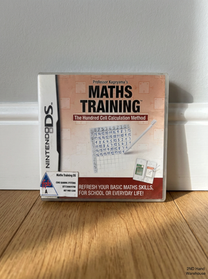 Maths Training Nintendo DS (Case & Manual) - Includes Brain Training Cartridge - 2ndhandwarehouse.com