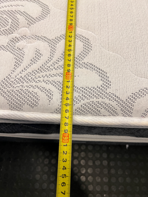Medi-Spine Double Base Set with Patterned Mattress - 2ndhandwarehouse.com