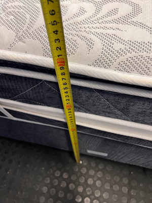 Medi-Spine Double Base Set with Patterned Mattress - 2ndhandwarehouse.com
