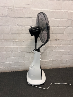 Mellerware Aquilo Black and White Misting Standing Fan — Working Well but Dirty