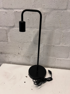 Minimalist Industrial Black Table Lamp — New Condition
