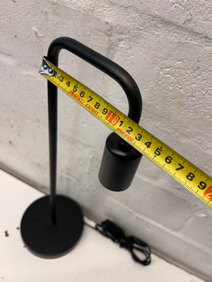 Minimalist Industrial Black Table Lamp — New Condition