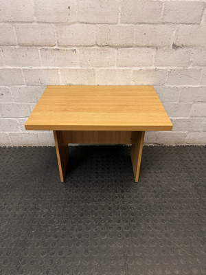 Minimalist Wood-Look Coffee Table — Good Working Order
