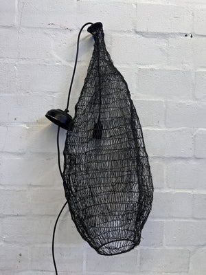 Modern Black Woven Wire Pendant Light Shade