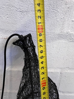 Modern Black Woven Wire Pendant Light Shade