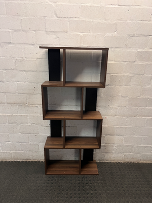 Modern Geometric Staggered Display Shelf — Good Used Condition
