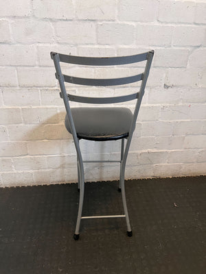 Modern Grey & Black Bar Stool