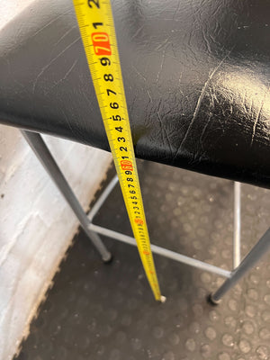 Modern Grey & Black Bar Stool