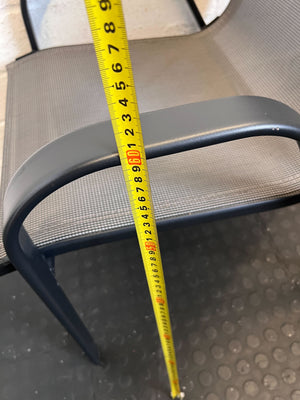 Modern Grey Mesh Outdoor Patio Chair