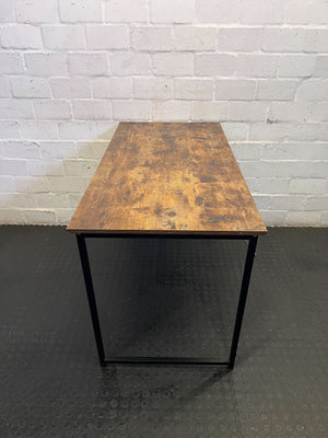 Modern Industrial Rustic Wood & Metal Desk