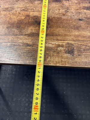 Modern Industrial Rustic Wood & Metal Desk