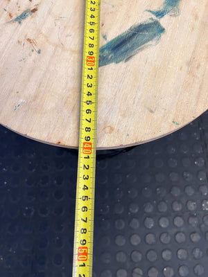 Modern Industrial Wireframe Side Table with Wood Top ✨