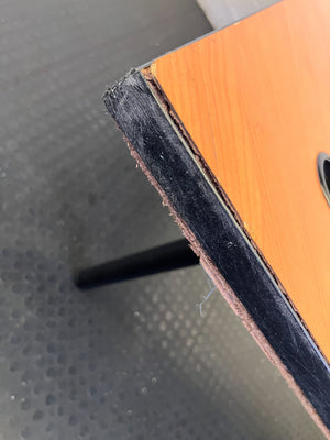 Modern L-Shaped Desk in Oak Finish with Minor Scratches - PRICE DROP