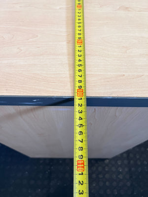 Modern Light Wood Sliding Door Credenza | Office Storage Cabinet