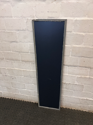 Modern Rectangular Mirror with Blue Frame