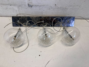 Modern Teardrop Glass Pendant Wall Sconce with Beads