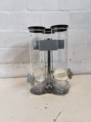 Modern Triple Cereal & Dry Food Dispenser
