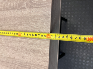 Modern Wood and Metal Office Desk with Storage Cubbies - 2ndhandwarehouse.com