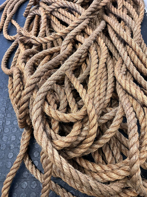 Natural Jute Rope (132 Meters Long x 3cm)– Versatile and Durable for Crafts & Decor